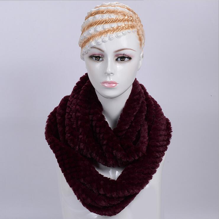 Autumn And Winter Wool-Like Scarf Bib Long Neck Set Application Scenario