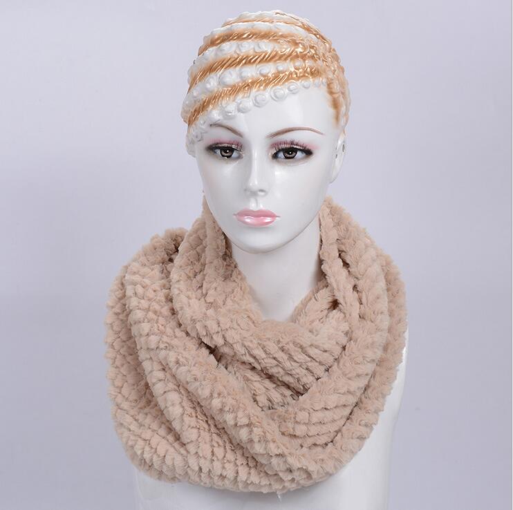 Autumn And Winter Wool-Like Scarf Bib Long Neck Set Specification drawing