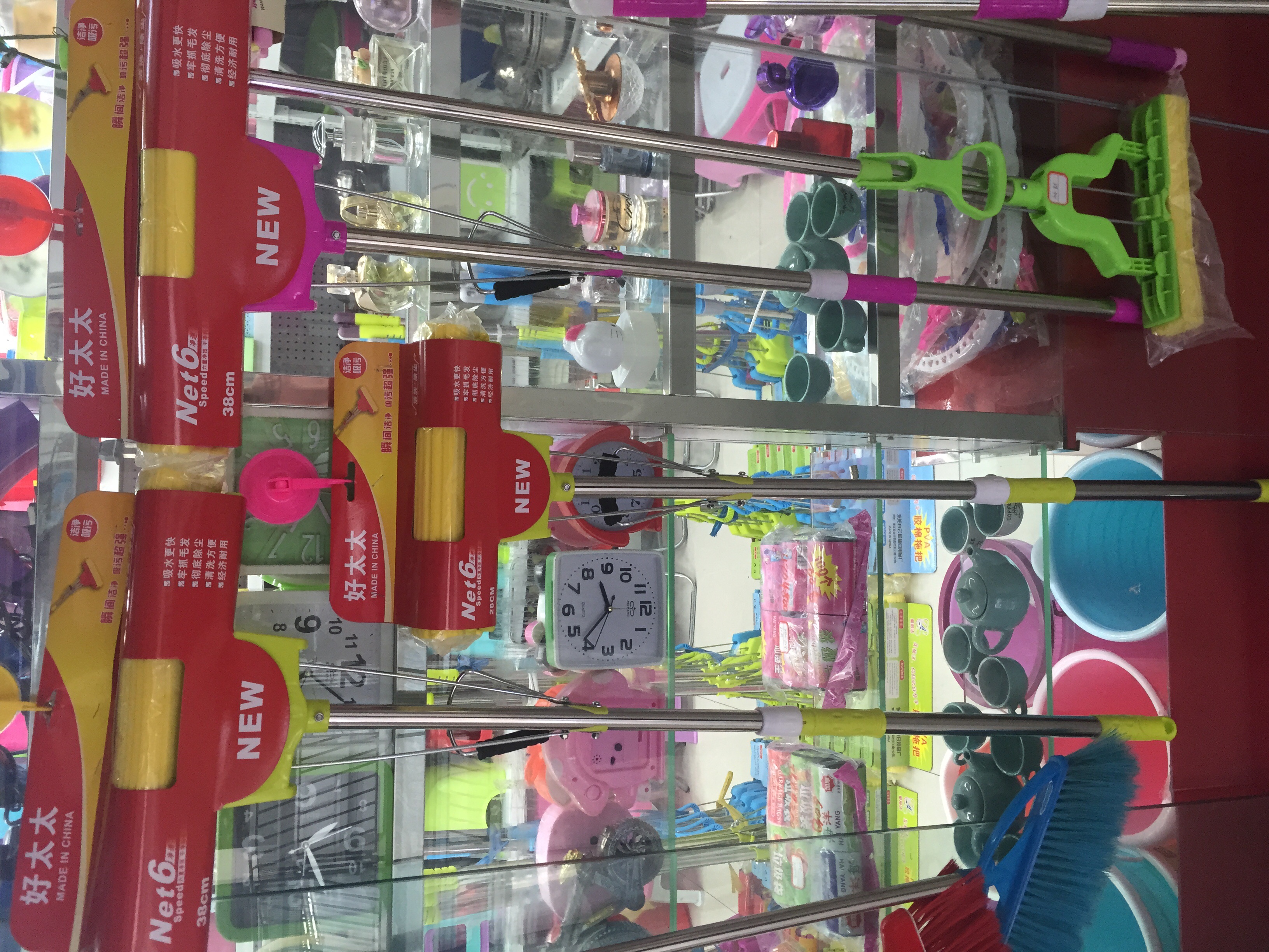 27 Rubber cotton mop, stainless steel expansion and contraction tube, plastic parts, item No. 3310, Haotaitai details Picture