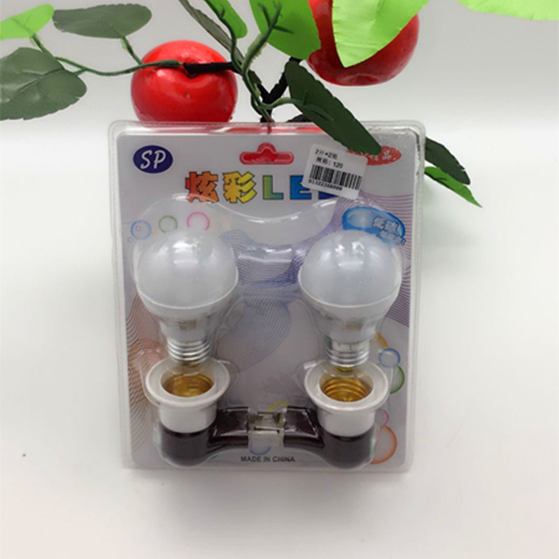 Lamp holder switch 7W imitation ceramic LED bulb set