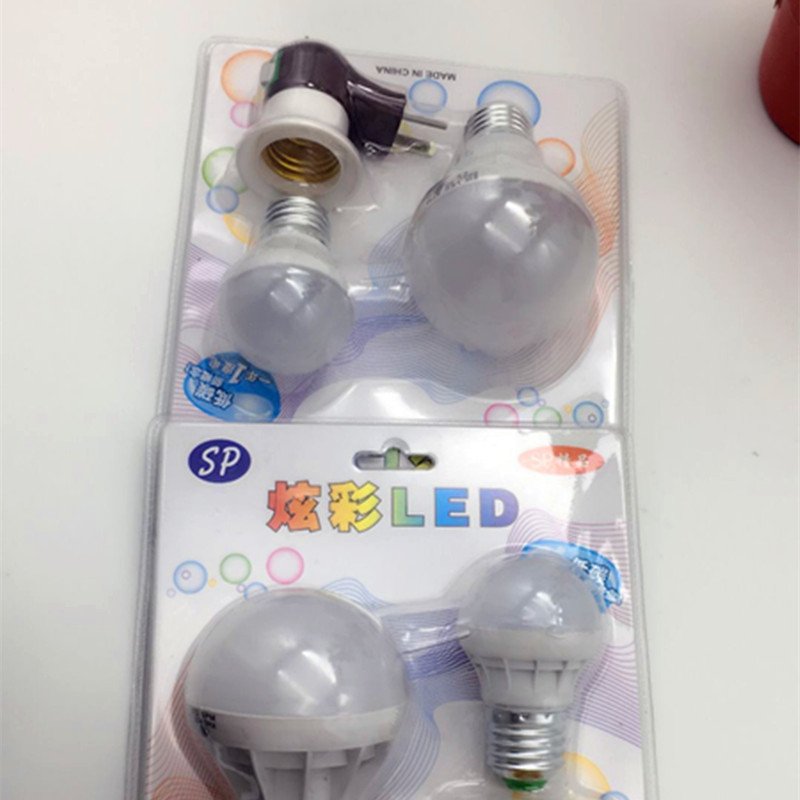 灯头开关 仿陶瓷LED灯泡细节图