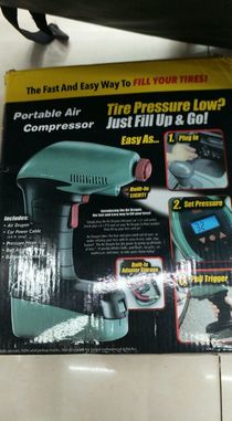 Portable car air pump Mini air pump digital display screen