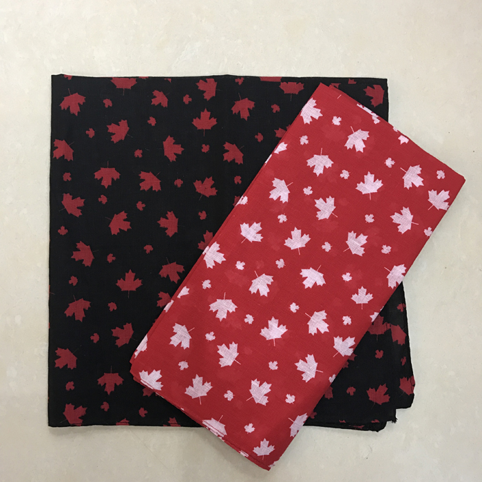 Cotton Maple Leaf Headscarf Outdoor Bandana Handkerchief Sports Sweat Absorption Headscarf Square 55Cm details Picture