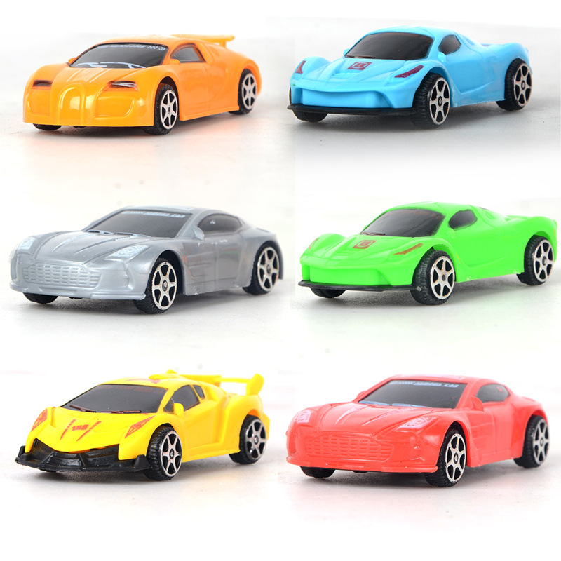 儿童小玩具回力跑车赛套装车吊板12个装十元店玩具厂家直销细节图