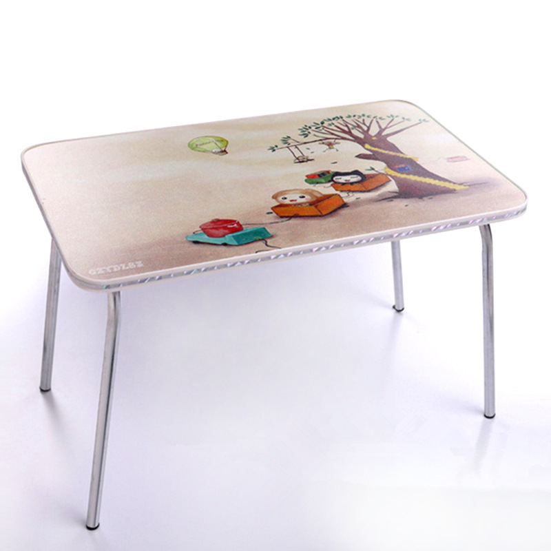 电脑桌床上电脑桌60*40床上电脑桌U形脚可折叠卡通电脑桌