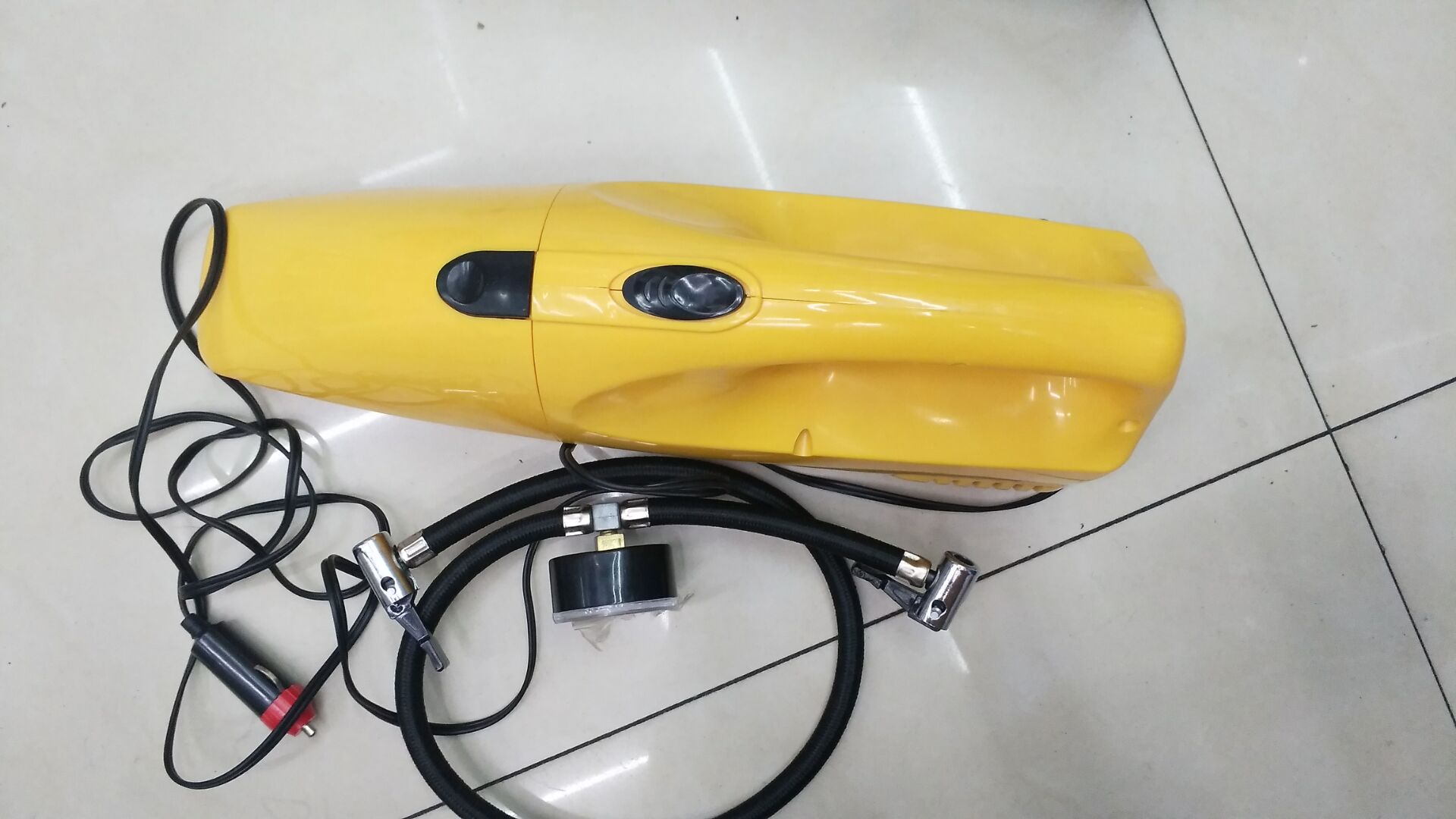 保险礼品便携多功能二合一充气泵汽车吸尘器 汽车迷你吸尘器车载细节图