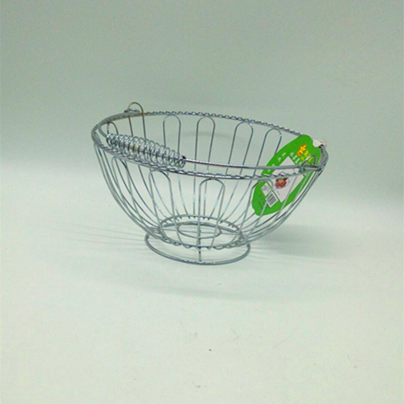 Removable fruit basket semi-round stainless steel