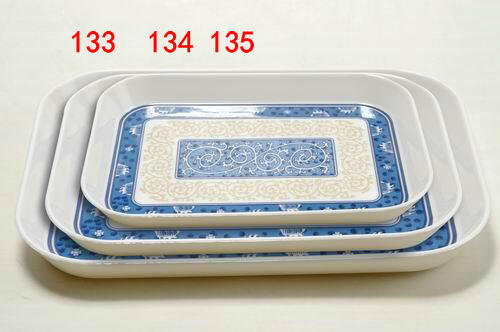 Melamine tray 8.3 "long square 133 thumbnail