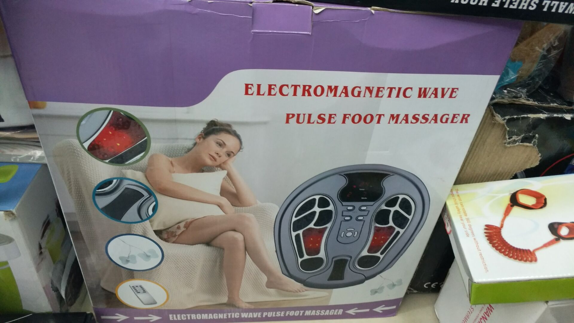Gift Gratitude Foot massager Infrared automatic remote control massager to relieve fatigue and improve physical fitness details Picture