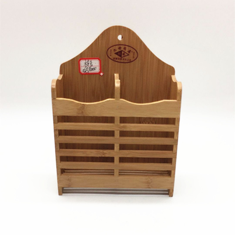 Kitchen bamboo 筷笼 double row draining 筷笼 Application Scenario