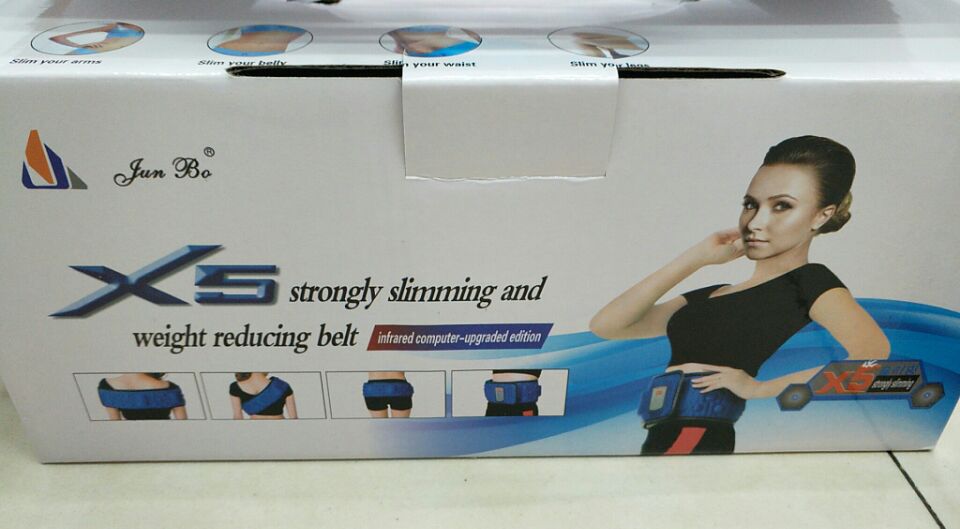 X5x Lazy slimming belt Infrared heating zipper fat machine Massage belt shaking machine