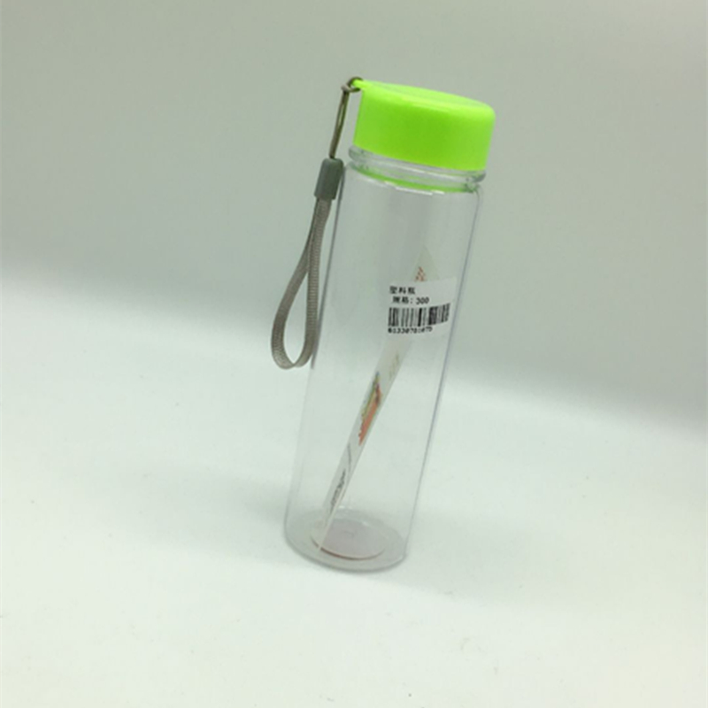 Plastic water cup, transparent water cup, drawstring mouth cup