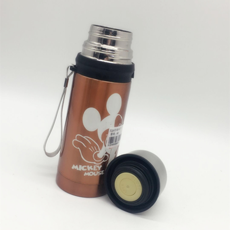 Water cup with cord button water cup thermos cup