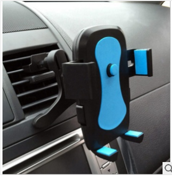 气车用出风口手机支架360度旋转自动锁手机架细节图