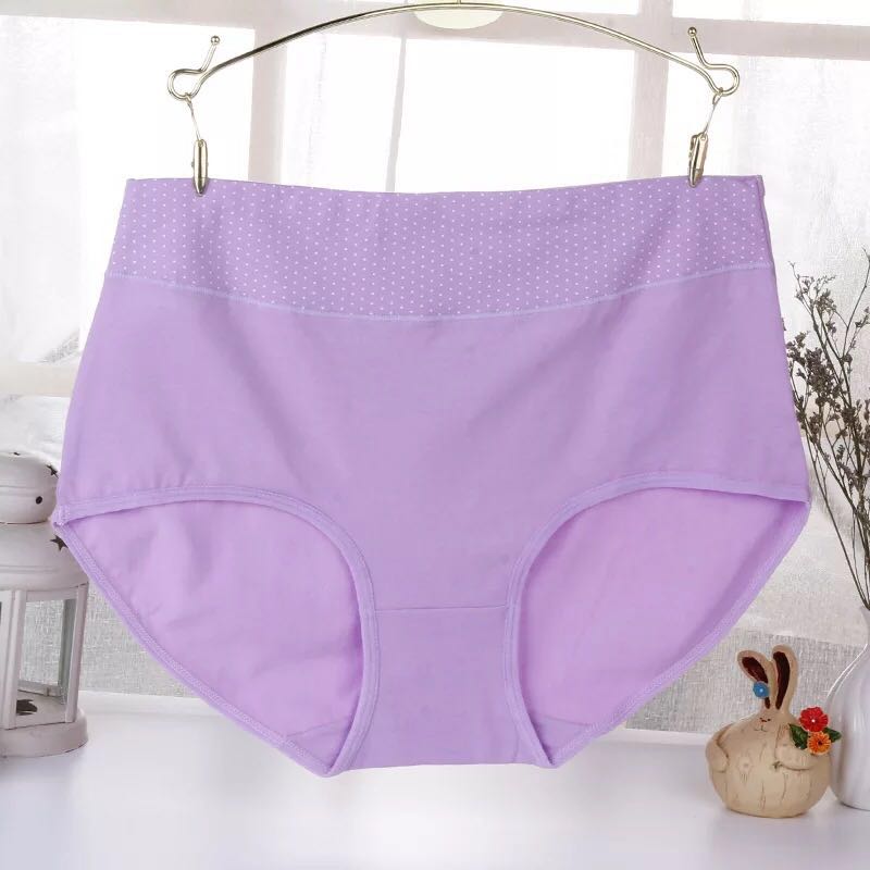 New Cotton Women's Underwear Seamless Breathable Sexy Mid-Waist Underwear Solid Color Large Size Ladies Briefs Wholesale details Picture
