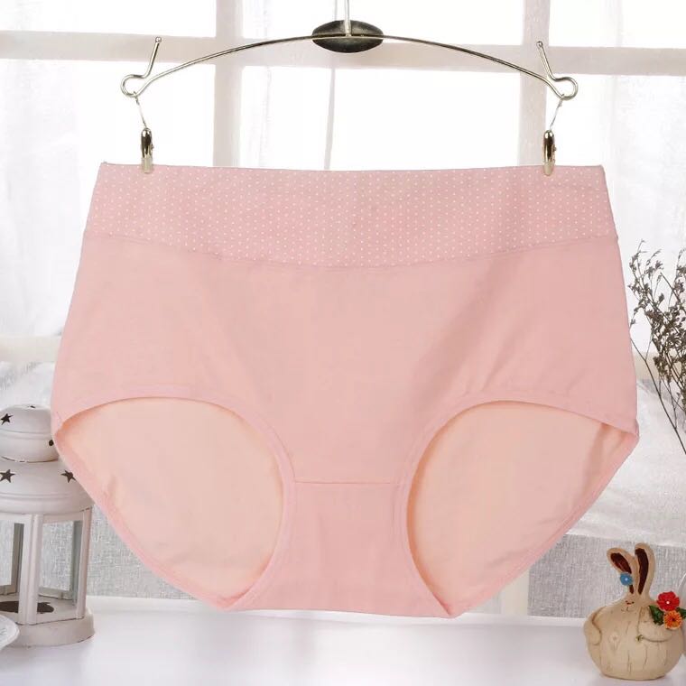New Cotton Women's Underwear Seamless Breathable Sexy Mid-Waist Underwear Solid Color Large Size Ladies Briefs Wholesale