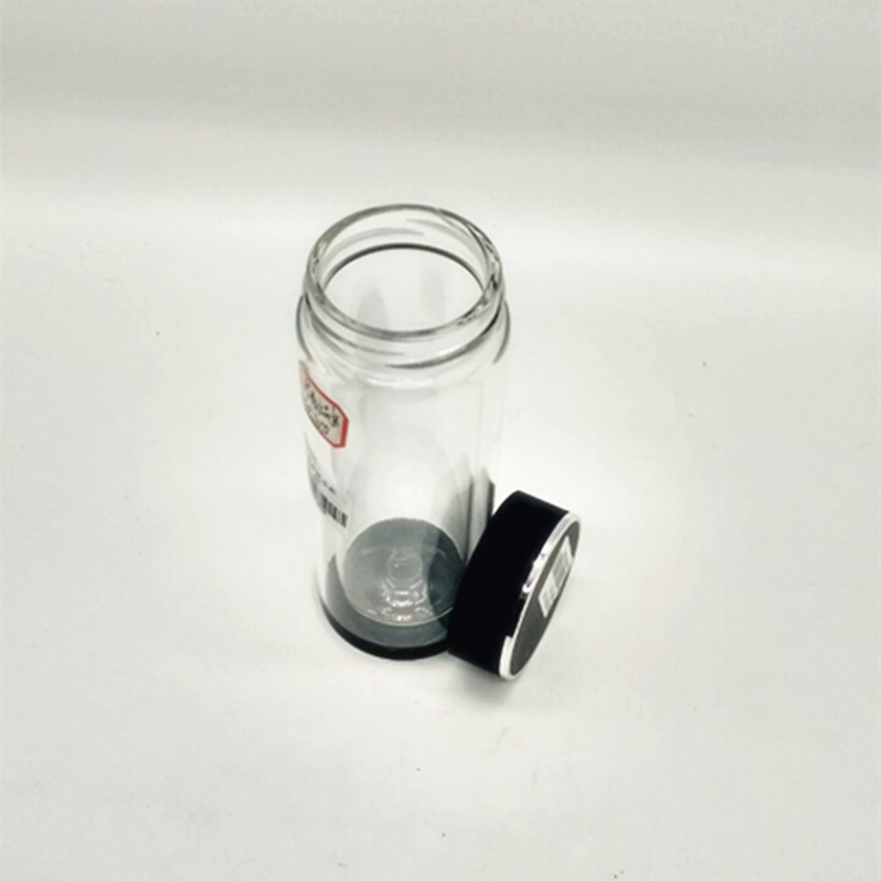 Black Mansion Low-water Cup Double-layer insulated glass cup Specification image
