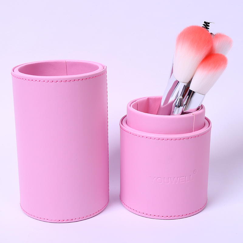 Professional high-end makeup brushes, high-quality leather tube makeup, multi-purpose makeup brush set, beauty tools Specification image