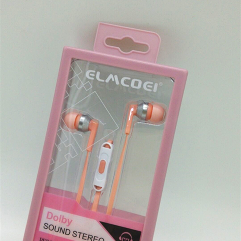 Stereo earbuds with microphone, line-controlled candy series Specification image