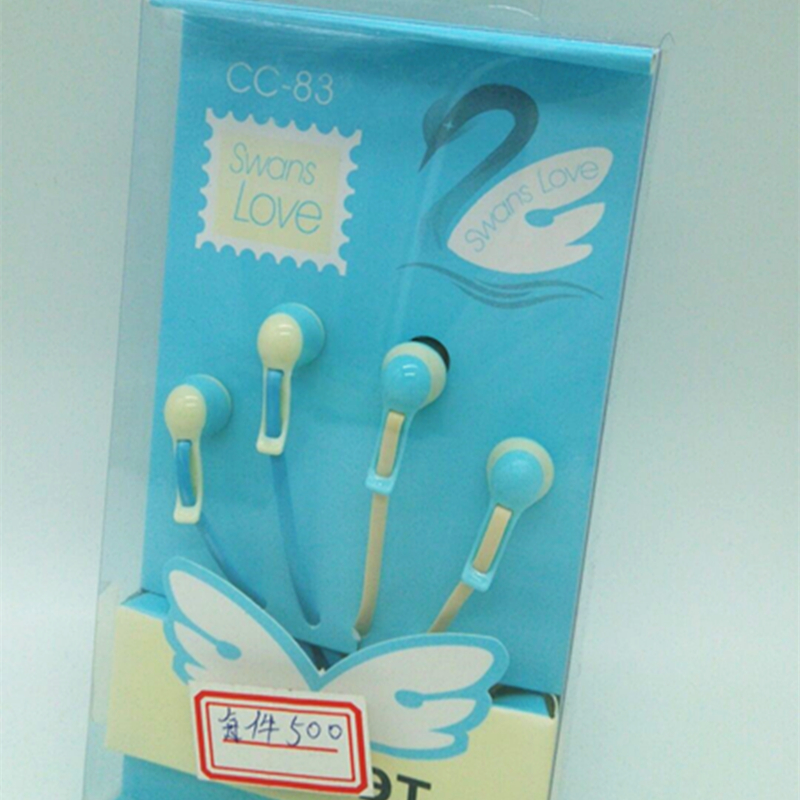 天鹅耳机耳塞 内有两对 立体入耳式细节图