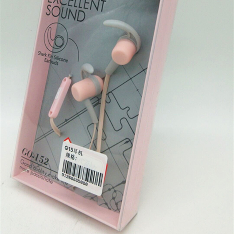 Candy-colored earbuds with microphone wired control stereo headphones Specification image