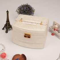 Guanyu embroidery printing jewelry box portable automatic portable jewelry box to sample custom