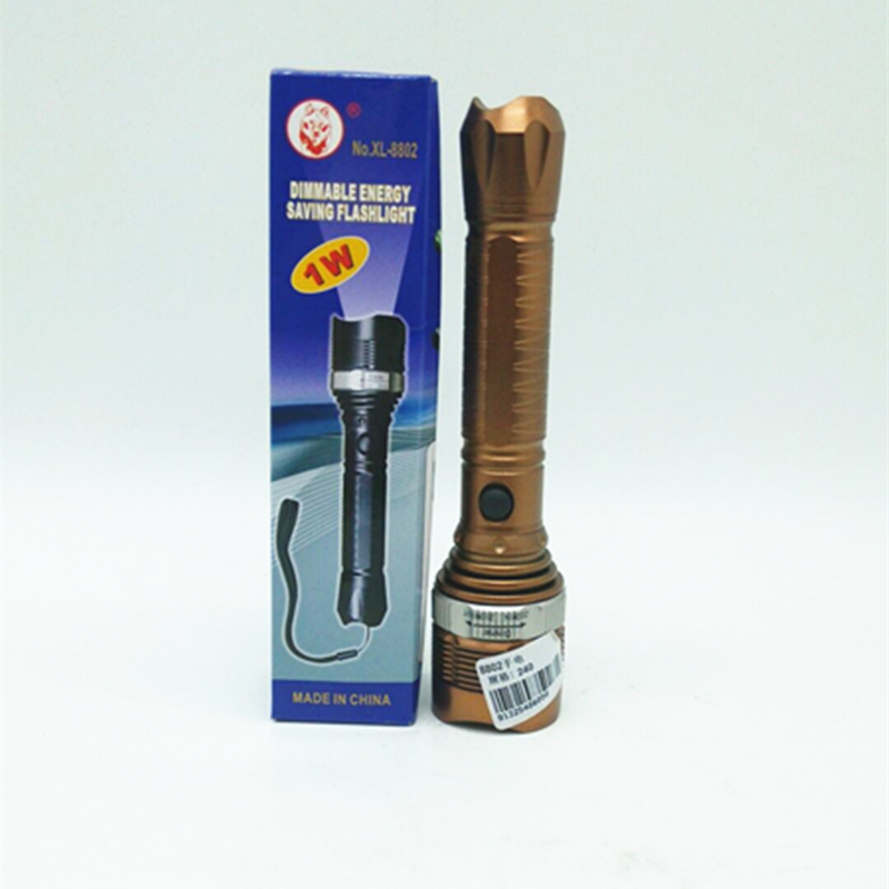 Battery flashlight LED flashlight with rope flashlight