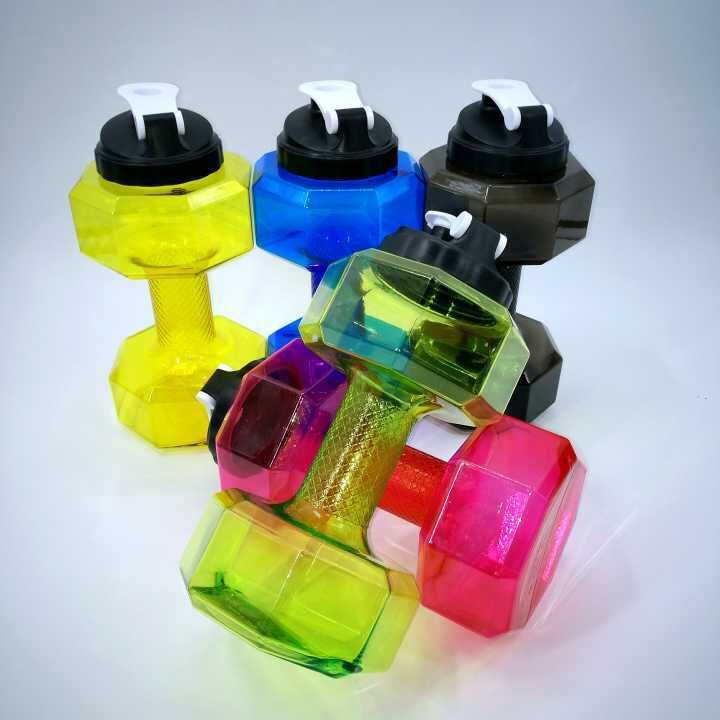 Yiwu good goods 2L large capacity outdoor camping kettle creative new dumbbell water bottle space sports cup details Picture