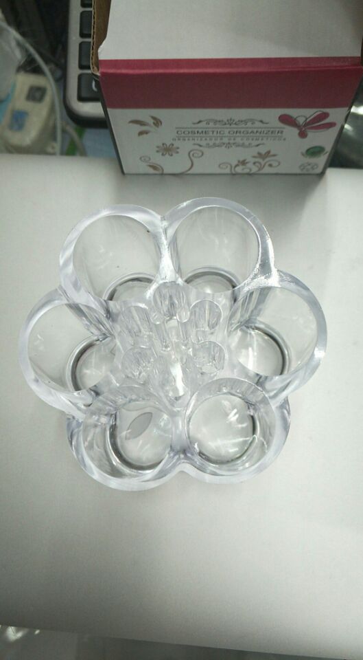 圆形化妆架亚克力细节图