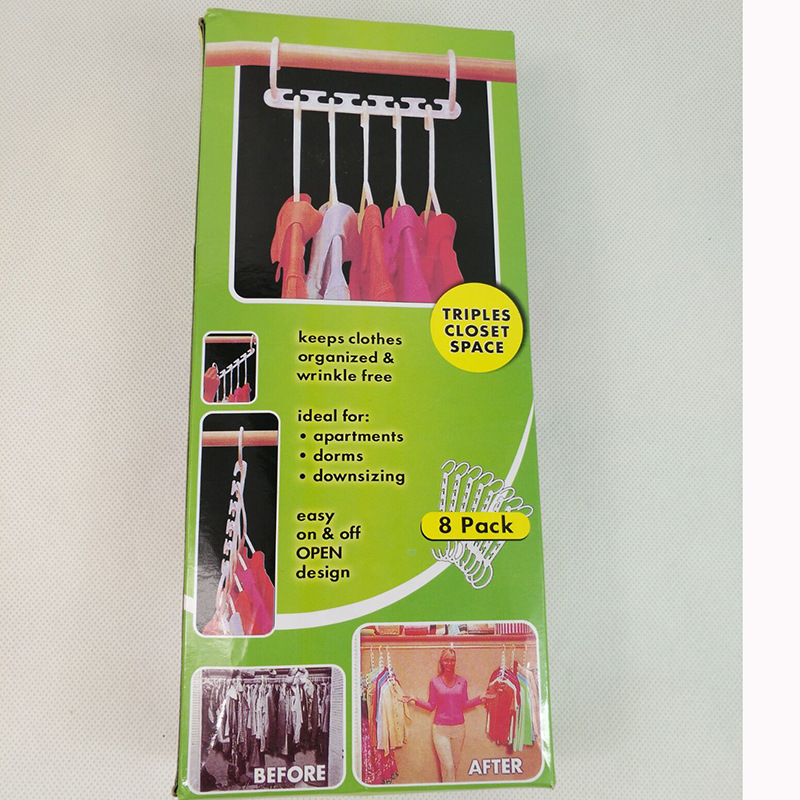 wonder hanger多功能衣架魔术衣架孔衣架 8pcs产品图