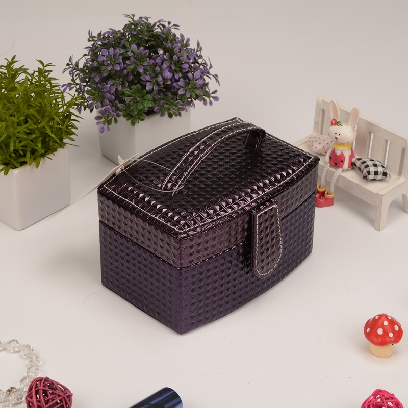 Guanyu high-end PU jewelry box Portable mini jewelry box professional customized jewelry box makeup box