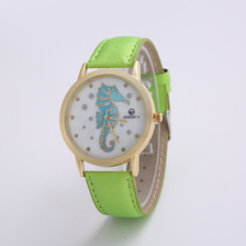 沙金壳贝壳字面防水表带学生手表表带11色手表