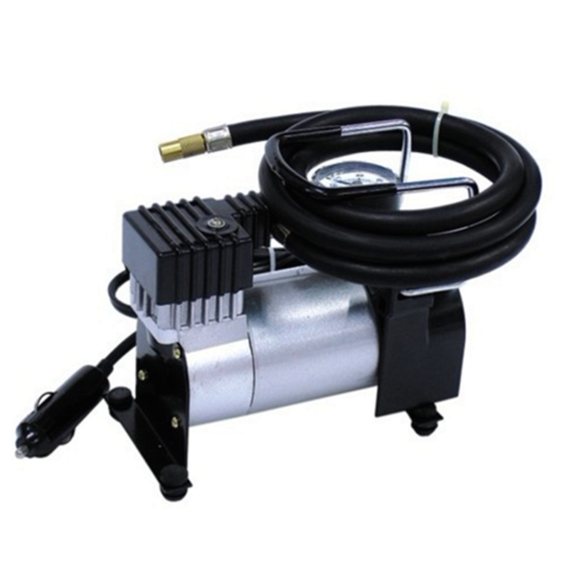 The 12V electric vehicle-mounted high-pressure tire metal portable air pump HT-196 type air pump is selling well across borders details Picture