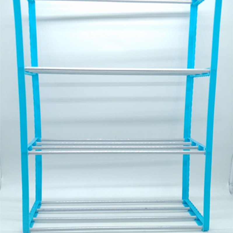 C734 Lace shoe rack Four-layer simple shoe rack practical storage shoe rack