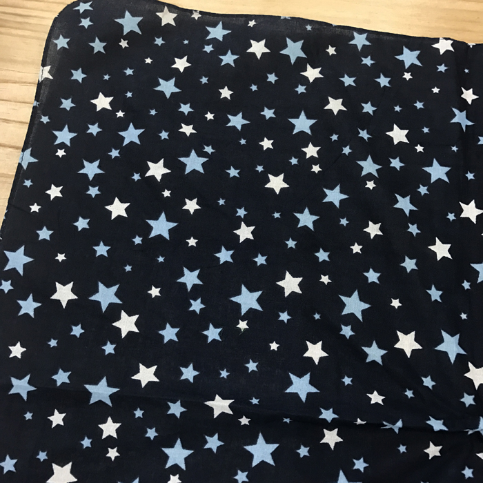 Cotton star bandana outdoor bandana handkerchief sports sweat absorption bandana square 55CM Application Scenario
