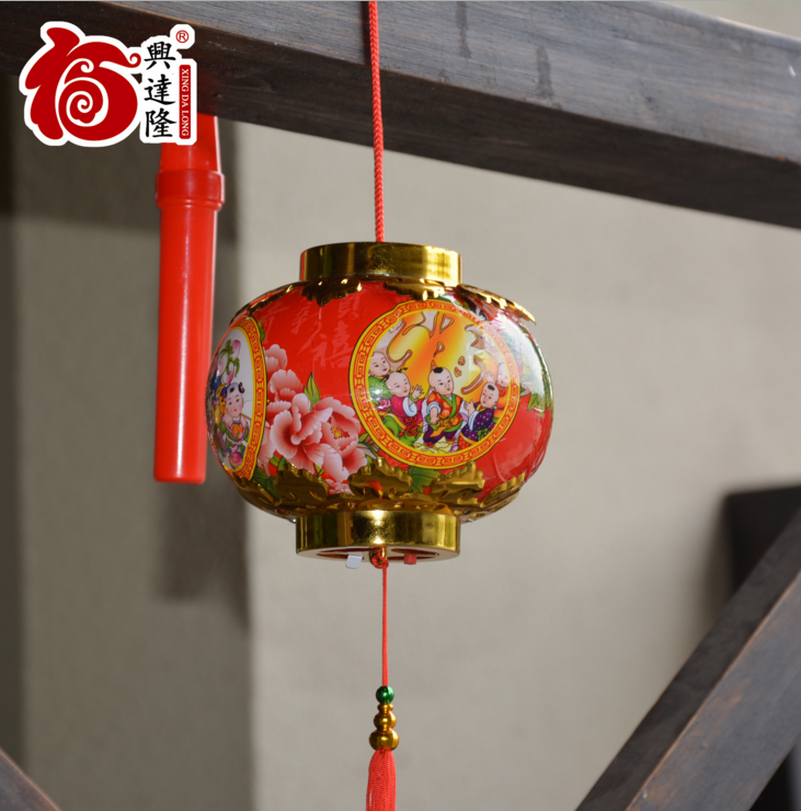 Portable children's music lanterns, Lantern Festival and Mid-Autumn Festival festive LED palace lanterns details Picture