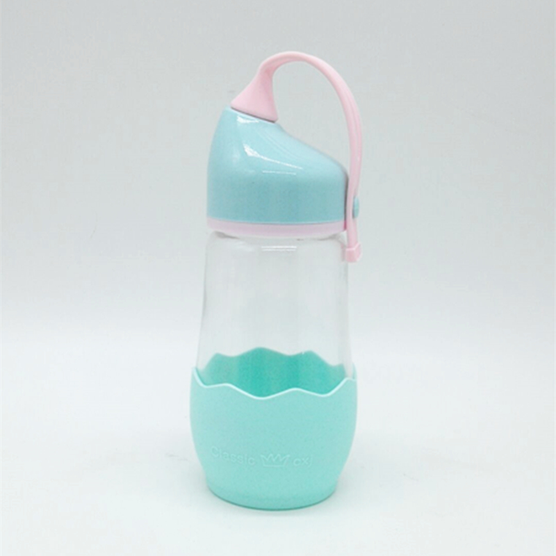 Fashionable gourd cup, creative glass cup, portable water cup