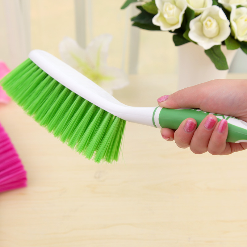 加厚TPR防滑橡胶把手床刷 清洁刷 除尘刷子 义乌日用品细节图