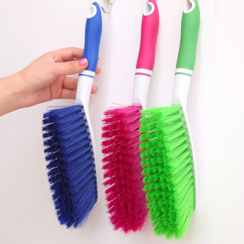 加厚TPR防滑橡胶把手床刷 清洁刷 除尘刷子 义乌日用品产品图