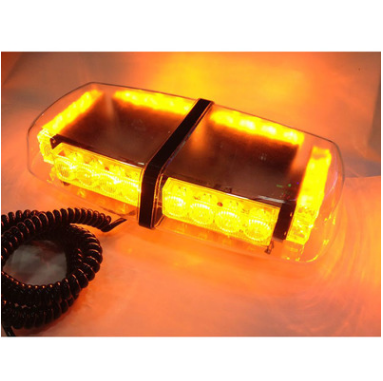 LED30W 24LED 汽车爆闪警示灯吸顶灯 红蓝爆闪