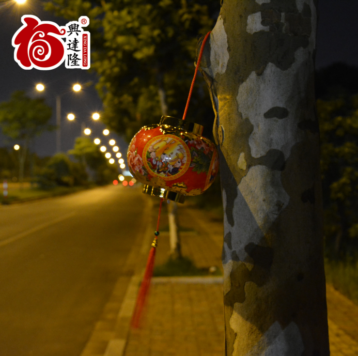 Portable children's music lanterns, Lantern Festival and Mid-Autumn Festival festive LED palace lanterns Specification image