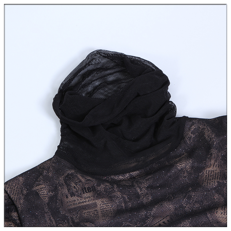 Gauze High Neck And Wool Thickened Double Layer Long Sleeve T-Shirt Base Warm Top Underwear Autumn And Winter Application Scenario