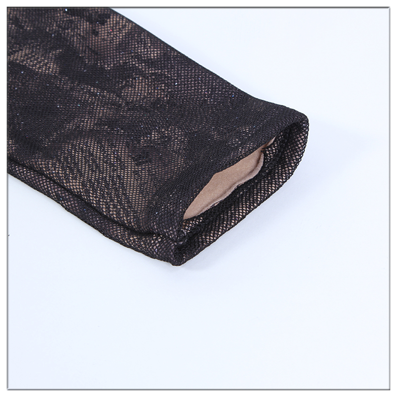 Gauze High Neck And Wool Thickened Double Layer Long Sleeve T-Shirt Base Warm Top Underwear Autumn And Winter Specification drawing