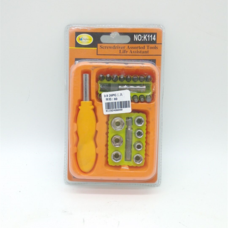 26pc Tools 114 Tool sleeve Multi-function tool