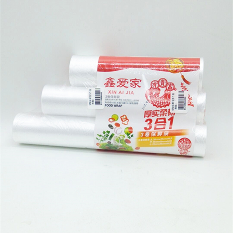 0109三合一保鲜袋 连卷点断式 家用保鲜袋产品图