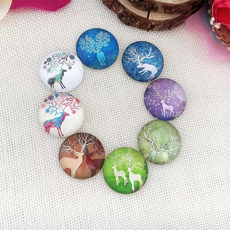 厂家定制水晶冰箱贴 玻璃冰箱贴 透明水晶冰箱贴 磁贴产品图