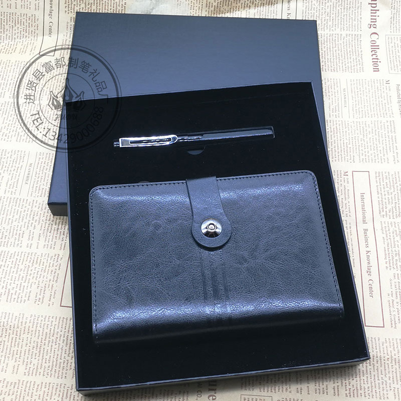 Customized promotional gift notebook with metal signature pen gift set Application Scenario