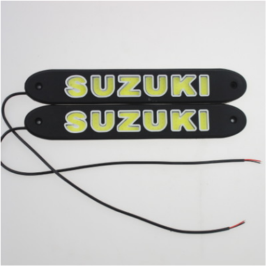 汽车LEDCOB日行灯铃木字标防水防撞超亮大功率