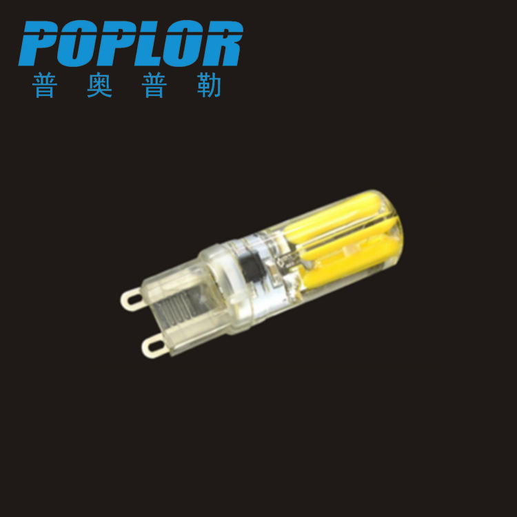 G9 Crystal lamp bulb high voltage 220V LED pin 5W silica gel COB chip thumbnail