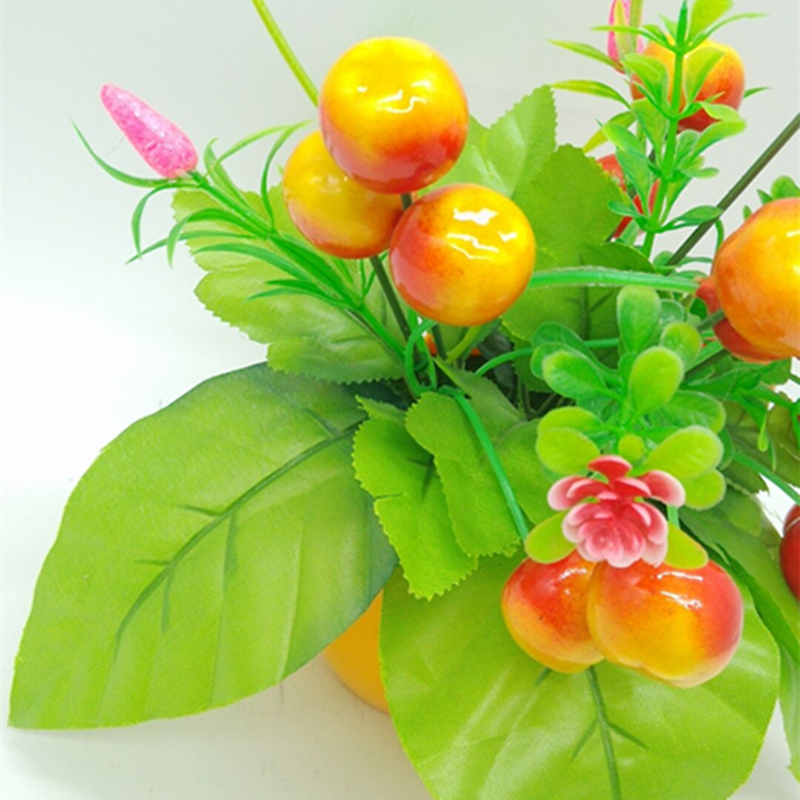 仿真水果盆栽 室内装饰 物品摆件 盆景摆设产品图